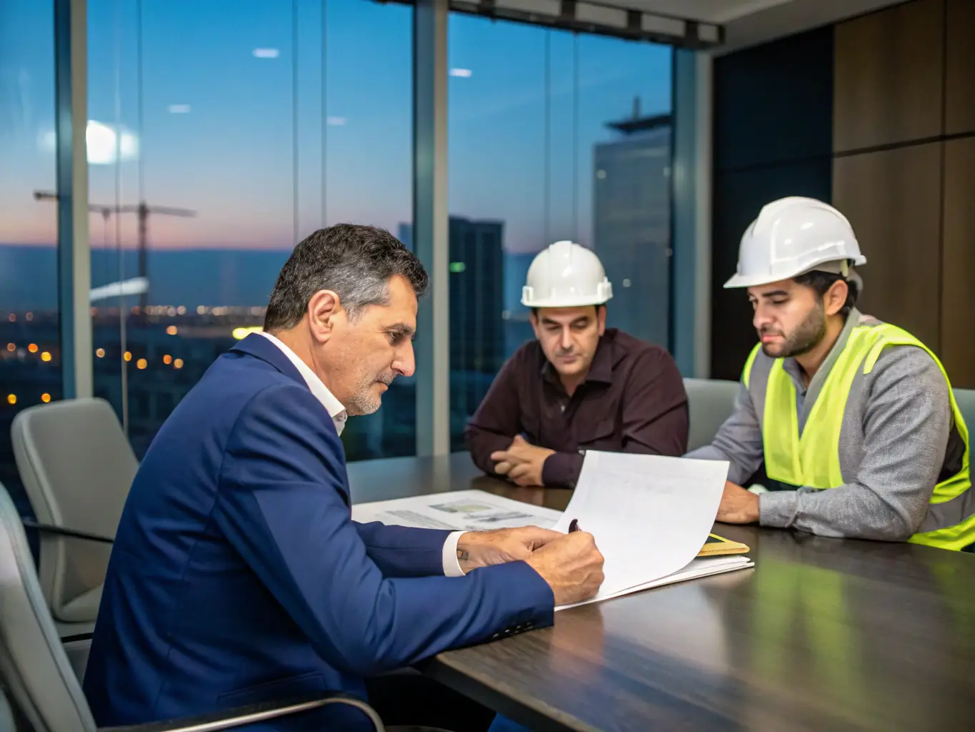 A consultant is discussing exit preparation and planning with a trade business owner, focusing on valuation and market positioning.